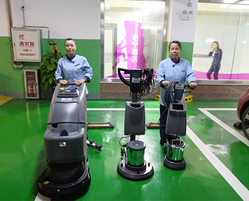 南宁泊宁酒店订购洗地机应用卫生保洁